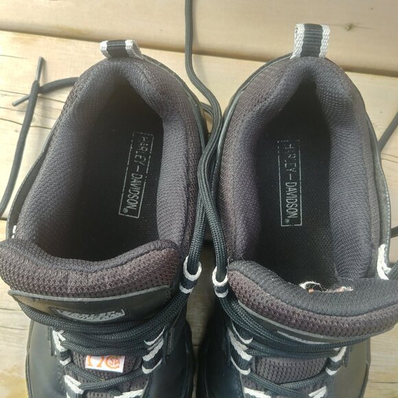 Harley Davidson Womens Size 8 Wide Black CSA Steel Toe Work Shoes Boots - Picture 11 of 15